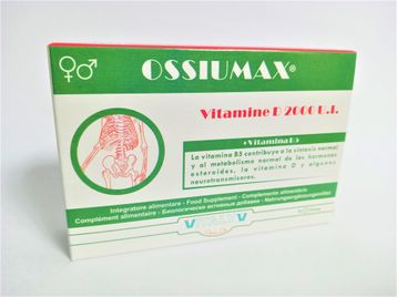 [990100042] OSSIUMAX D3 2000 UI + B5 60G CAJA X 30 COMPRIMIDOS